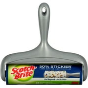 Scotch-Brite 50% Stickier Large Surface Lint Roller, Works Great On Pet Hair, 60 Sheets