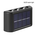 thumbnail image 3 of Bearachild 2 piezas de luz solar de pared ABS portátil decorativa a prueba de sol alimentada por batería recargable lámpara de jardín al aire Iluminación y accesorios 6 cuentas cálidas., 3 of 6