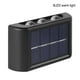 thumbnail image 3 of Bearachild 2 piezas de luz solar de pared ABS portátil decorativa a prueba de sol alimentada por batería recargable lámpara de jardín al aire Iluminación y accesorios 6 cuentas cálidas., 3 of 6
