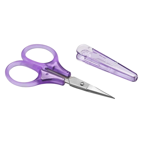 1Pcs 3.2 Inch Small Scissors All Purpose Craft Scissors with Protective Cover, Precision Straight Tips for Paper Cutting and Scrapbooking
