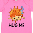 thumbnail image 4 of Inktastic Hug Me Cute Pufferfish with Bubbles Boys or Girls Baby Bodysuit, 4 of 5