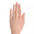 thumbnail image 4 of Spot Jewel 14k White Gold Over Ring for Women's - Round Cut 2.1 Ct Lab Created Diamond Engagement Ring for Women's - Split Shank Anniversary Gift for Her - Christmas Special Gift for Her, 4 of 7