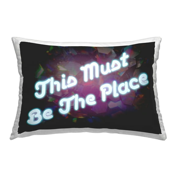 Stupell Industries This Must Be The Place Decorative Printed Throw Pillow Design by Graffitee Studios.
