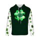 thumbnail image 5 of Sudadera con capucha para hombre, estilo informal, con estampado del Día de San Patricio, con cordón y manga larga, de poliéster., 5 of 5