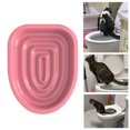 thumbnail image 4 of Entrenador de Inodoro para Gatos, Orinal de Plástico para El Hogar, Juego de 38x34x3.2cm Yuyangstore entrenamiento para ir al baño del gato, 4 of 7