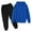 Blue, variant on shqvo Boys Sweatsuit Size 7-8 Tracksuit 2 Piece Sweat Suits Long Sleeve Solid Color Kids Sweat Set Plain Hooded Sweatshirt and Jogging Pant Kids Outfits