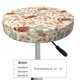 thumbnail image 4 of Balery Floral Cowboy Boots Fundas de asiento para taburete de bar redondo de tela de terciopelo ajustables que protegen de arañazos y manchas para sillas de 14 a 17 pulgadas.-12 inch, 4 of 7