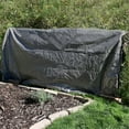 thumbnail image 3 of Sunnydaze 30' x 50' x 0.01" Dark Gray Solid Multipurpose Outdoor Tarp, Reversible, 3 of 5