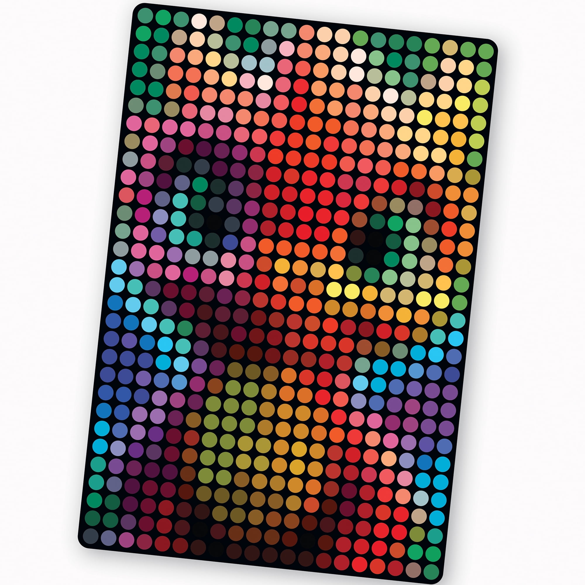 Make It Real: Stamp To Reveal Single - Glow Dragon - 605pcs - DIY Dot Poster Character, 11x16.5", Craft Kit, Artwork Activity, Girls & Kids Ages 6+