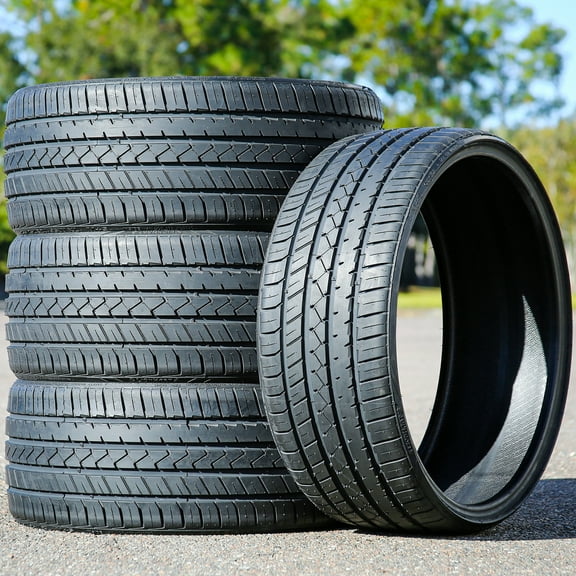 Set of 4 Lionhart LH-FIVE 255/30ZR21 255/30R21 93W XL High Performance a/s All Season Tires