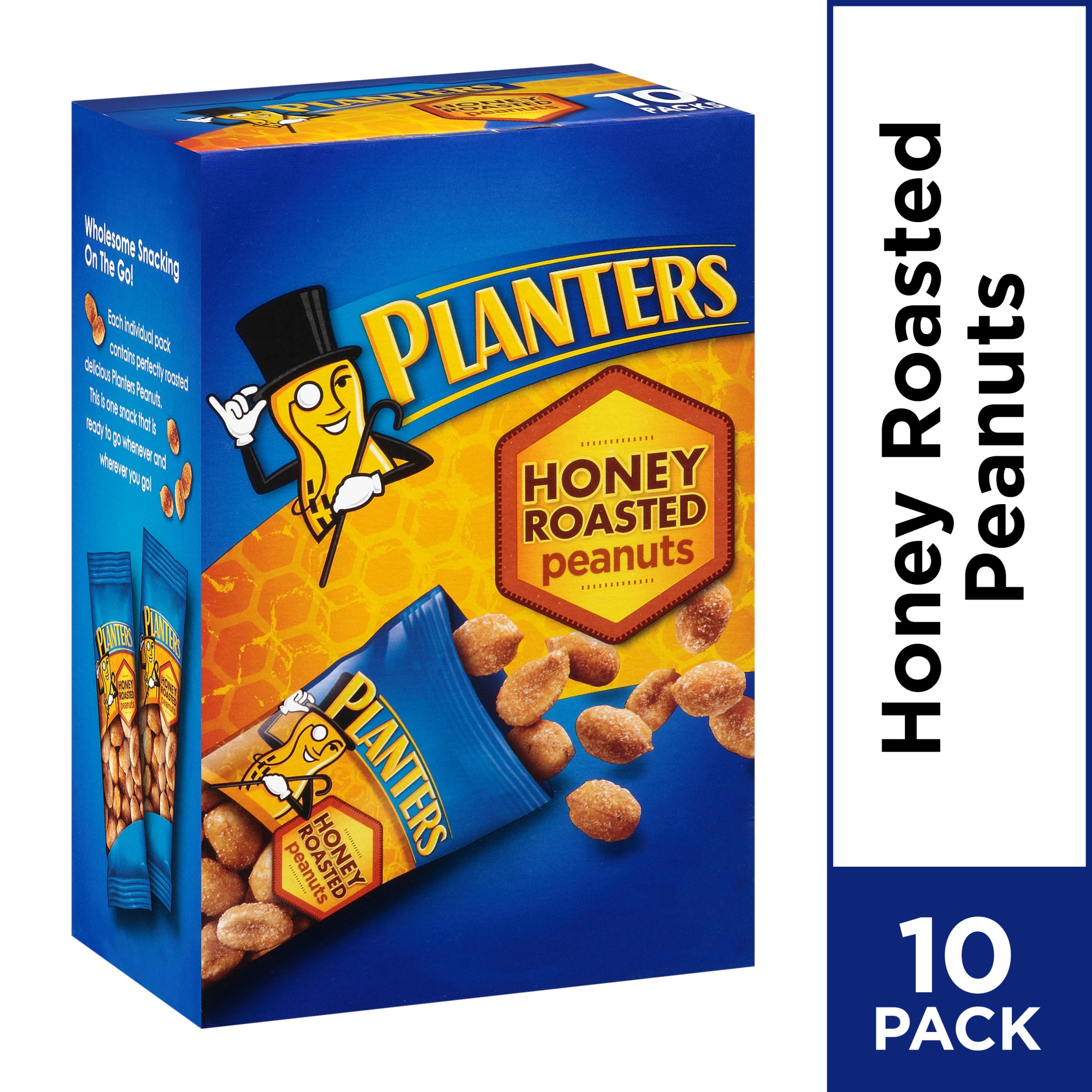 Planters Honey Roasted Peanuts, 10 ct 1 oz Bags