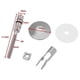 thumbnail image 3 of 1 Pair Toilet Seat Fixing Hinge Set M6 X 71.5mm Stainless Steel Toilet Lid Hinge Fixing Bracket C0102G Compatible, 3 of 5