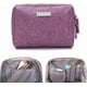 thumbnail image 4 of Makeup Bag, Small Travel Cosmetic Bag Nylon Waterproof Makeup Pouch for Women and Girl Organizing Cosmetic(Purple), 4 of 4