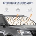 thumbnail image 7 of Picia German Shepherd Dog 2 Piece Car Windshield Sun Shade Foldable | Foldable Sun Shield for Front Window Blocks UV Rays and Keeps Your Vehicle Cool-Medium, 7 of 7