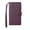 Deep Purple, variant on Dteck Crossbody Wallet Case for iPhone XS Max, 6-Card Holder Elegant Soft PU Leather Magnetic Buckle Shoulder Strap Zipper Pocket Handbag Purse Phone Case,Black