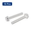thumbnail image 3 of Uxcell M5x35mm Phillips Hex Head Flange Bolts, 10 Pack 304 Stainless Steel Screws, 3 of 5