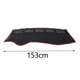 thumbnail image 4 of Alfombrillas antideslizantes para salpicadero de coche, antideslizantes, multifuncional, de poliéster suave, soporte de montaje, apto para Tesla Model Borde rojo negro Soledad Almohadilla antideslizante, 4 of 10