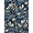 Blue, Pattern 9, variant on ODIKA 4'x6' Machine Washable Non-Slip Area Rug, Modern Navy Blue High Traffic Rug, Blue, 1169836