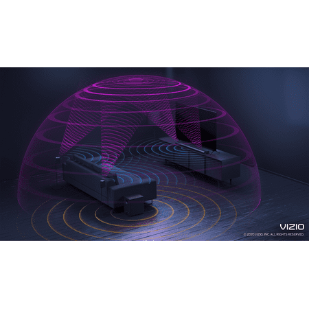 VIZIO - 5.1.4-Channel Elevate Soundbar with Wireless Subwoofer and Rotating Speakers for Dolby Atmos/DTS:X - Charcoal Gray