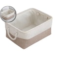 thumbnail image 1 of Foldable Fabric Storage Basket – Soft & Durable Cloth Organizer for Clothes, Toys & Home Essentials – with Handles, 1 of 6