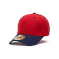 thumbnail image 2 of Top Headwear 12-Pack Adjustable Baseball Hat - Red/Navy, 2 of 2