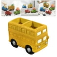 thumbnail image 2 of Cartoon Car Plant Pots Outdoor Flower Pot Indoor Plant Containers Home Office Yellow, 2 of 8