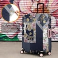 thumbnail image 4 of Pioneer Flower Floral Print Pattern Luggage Cover Fashion Suitcase Cover Baggage Covers Fit 25-28 Inch Luggage (Go Travel), 4 of 5