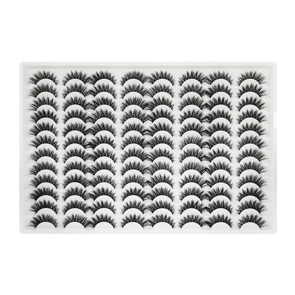 Pestañas postizas Azenlo, 48 pares, 14 mm, 3D