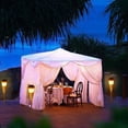 thumbnail image 4 of MesaSe Solar 5-LED Flickering Amber Bamboo Tiki Torch Landscape Light, 4 of 7