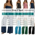 thumbnail image 3 of ABATAB Summer Jumpsuits for Women Casual Sleeveless baggy Rompers Wide Leg Jumpsuit with Pockets Dressy Clothes, 3 of 7