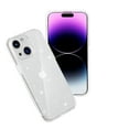 thumbnail image 5 of Glitter Clear Case for iPhone 15, Shining Sparkle TPU Military Grade Shockproof Cover Full Coverage Non-Yellowing Anti-Scratch Translucent Slim Lightweight Case, White, 5 of 8