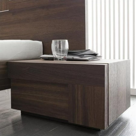 Rossetto Air Right 1 Drawer Night Stand in Warm Oak