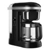 KitchenAid 12 Cup Drip Coffee Maker with Spiral Showerhead, Onyx Black, KCM1208
