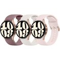 thumbnail image 1 of 3 Pack Correas para Samsung Galaxy Watch 6 / 5 / 4 Band 40mm 44mm, Galaxy Watch 5 Pro  45mm, Galaxy Watch 6 , Galaxy Watch 4  20mm Sport Band Correa de repuesto de silicona ajustable para, 1 of 15