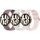 thumbnail image 1 of 3 Pack Correas para Samsung Galaxy Watch 6 / 5 / 4 Band 40mm 44mm, Galaxy Watch 5 Pro  45mm, Galaxy Watch 6 , Galaxy Watch 4  20mm Sport Band Correa de repuesto de silicona ajustable para, 1 of 15
