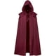 thumbnail image 3 of Capa con capucha unisex gótica misteriosa renacentista mago bruja disfraz de Halloween Cosplay capa de fiesta, 3 of 5