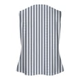 thumbnail image 6 of BRGZLK Tank Tops For Women Irregular Neck Fashion Striped Solid Color Casual Summer Sleeveless Loose Fit Dressy Work T-Shirt, 6 of 6