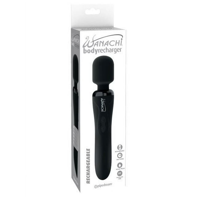Wanachi Body Recharger Personal Massage Wand, Black