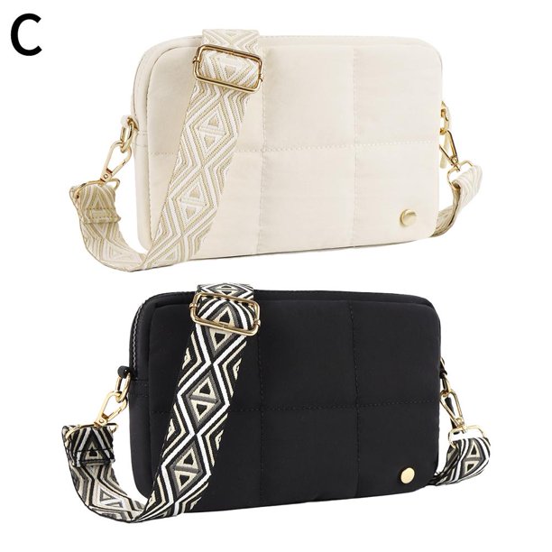 Nueva chaqueta de plumón de algodón de seda de gran venta en Amazon: bolso bandolera impermeable, moderno, sencillo y práctico, para exteriores, impermeable y multifuncional.