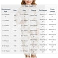 thumbnail image 2 of NAISIBABY Girls Outfit Sets,Air-Conditioned Long Sleeve Tops+Pants Homewear 2PC Clothes White Size 11, 2 of 8