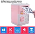thumbnail image 4 of Password Safe Money Box, ATM Electric Toy Bank Automatic Locks Money Box Music Electronic Coin Can Toys For Children (Pink), 4 of 7