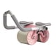 thumbnail image 1 of Wosthever Rueda Abdominal, máquina de entrenamiento muscular para contraer el vientre, soporte plano rodante, rodillo de realce, equipo de Accesorios para máquinas de ejercicios Tipo de tiempo rosa, 1 of 6