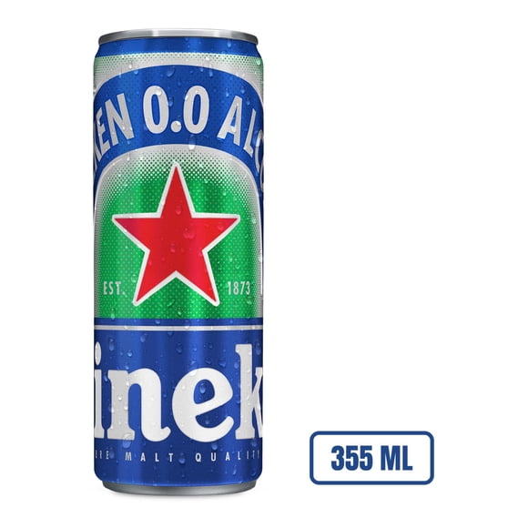 Cerveza Heineken sin alcohol lata 355 ml