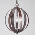 thumbnail image 3 of Maxim 10030 Provident 3 Light 12" Wide Taper Candle Pendant - Bronze, 3 of 3