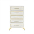 thumbnail image 2 of Castle Place Glam 5-Drawers Dresser, White, 2 of 8