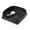 Black, variant on Leather Catchall Valet Tray In Lay Flat Design - Black