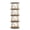 Brown-4tier, variant on 4 Tier 360° Rotating Bookshelf Tower, Tall Spinning Bookcase with 20 Compartments, Space Saving Round Display Shelf, Freestanding Corner Storage Organizer for Bedroom, Living Room & Home Office,White