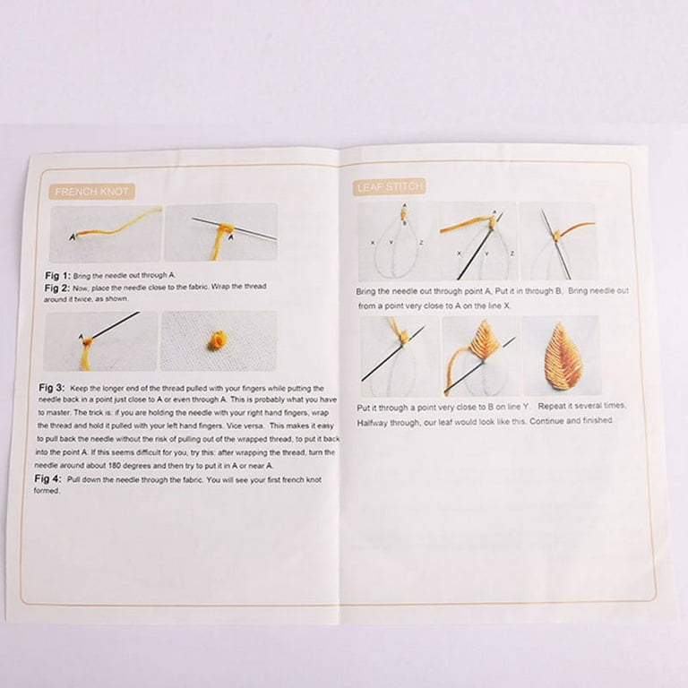 Embroidery Kit Chinese Style Three-dimensional Transparent Yarn