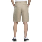 Real School Uniforms Adult Flat Front Shorts 62364, 30, Khaki