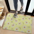 thumbnail image 2 of Lightgreen Daisy Flower White Blooms Pattern Door Rugs,Washable Non Slip Door Mats Indoor,Decorative Door Mats,Entry Mat Indoor for Entrance,Bedroom,Kitchen,Bathroom,20"x32", 2 of 6